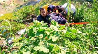 Antakya'da dereye uçan motosikletin sürücüsü yaralandı