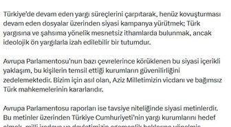 Adalet Bakanı Gürlek: Avrupa Parlamentosu raporları siyasi metinlerdir