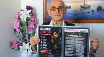 Kayıkçı'dan sigaraya karşı 'mısra mısra' savaş: 'Sigarayı Boykot Destanı'