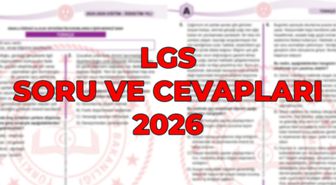 LGS soruları 2026 ve cevapları kitapçığı PDF! MEB meb.gov.tr LGS sayısal ve sözel soruları açıklandı mı?