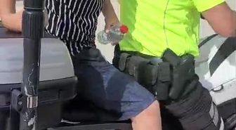 Polis ekipleri öğrenciyi sınava yetiştirmek için zamanla yarıştı