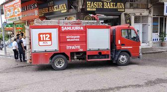 Siverek'te iş yerinde çıkan yangın korku dolu anlar yaşattı