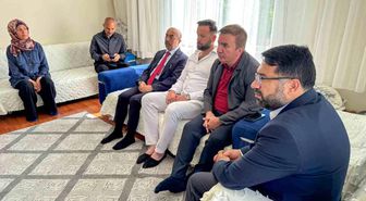 Vali Aydoğdu, babasını kaybeden öğrencinin ailesini ziyaret etti