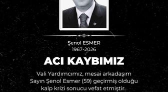 Vali Çiçek'ten Vali Yardımcısı Şenol Esmer'in ölümüyle ilgili açıklama