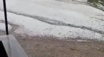 Yozgat'ta sağanak ve dolu etkili oldu