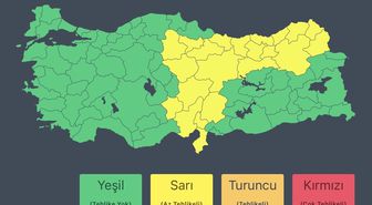 AFAD'dan 'sağanak' uyarısı