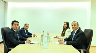 Azerbaycan Cumhurbaşkanı Yardımcısı Hacıyev, Ermenistan Güvenlik Konseyi Sekreteri Grigoryan görüştü