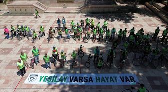 Bilecik'te 13. Geleneksel Yeşilay Bisiklet Turu yapıldı
