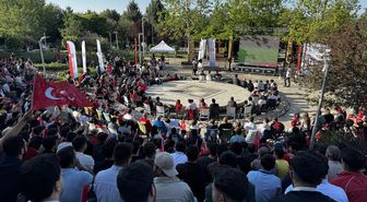 Elazığ'da A Milli Futbol Takımı'nın maçı dev ekrandan izlendi