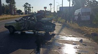 Mersin'de zincirleme trafik kazası: 1 ölü