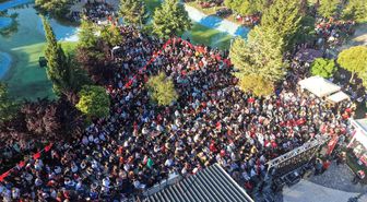 Milli maç heyecanı Edirne'de yaşandı