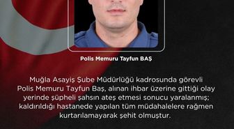 Polis Memuru Tayfun Baş Şehit Oldu; Bakan Çiftçi'den Başsağlığı Mesajı
