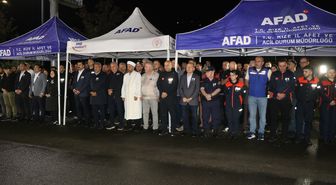 Rize'de botun devrilmesi sonucu hayatını kaybeden AFAD personelinin cenazesi memleketine uğurlandı