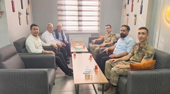 Sason'da şehit ailelerinden Jandarma Teşkilatı'na 187. yıl ziyareti