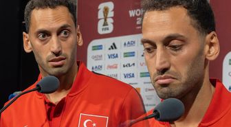 Sinirler gerildi! Hakan Çalhanoğlu ve yabancı gazeteci arasında dikkat çeken diyalog