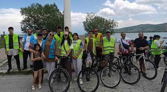 Tatvan'da pedallar sağlıklı yarınlar için çevrildi