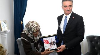 Vali Baruş'tan Şehit Ailesi ve Gazi Ziyareti