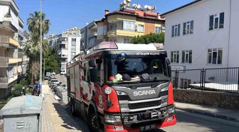 Alanya'da apartman dairesinde çıkan yangın korkuttu