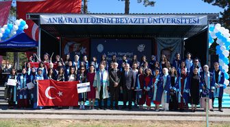 AYBÜ Çubuk Yerleşkesi'nde mezuniyet töreni düzenlendi