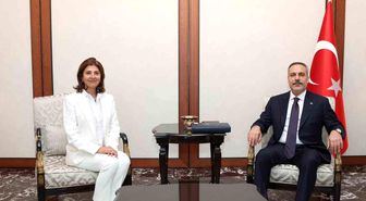 Bakan Fidan, BM Genel Sekreteri'nin Kıbrıs konusunda Şahsi Temsilcisi Holguin ile görüştü