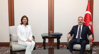 Bakan Fidan, BM Genel Sekreterinin Kıbrıs konusundaki şahsi temsilcisi Holguin'i kabul etti