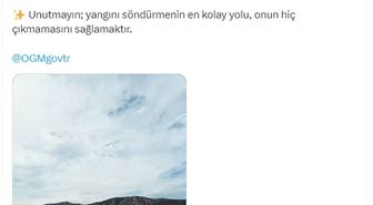 Orman Yangınlarına Karşı Uyarı: Ateş Yakmayalım!