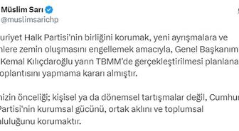 Kılıçdaroğlu'nun TBMM'deki grup toplantısı iptal edildi
