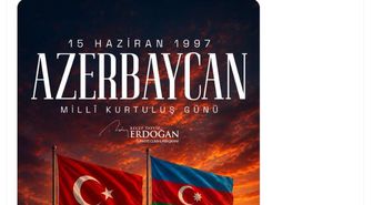 Erdoğan'dan Azerbaycan'ın Milli Kurtuluş Günü'ne özel tebrik