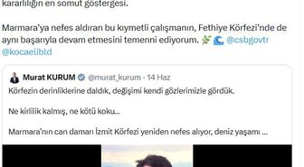 Emine Erdoğan'dan İzmit Körfezi dip çamuru temizliğine tebrik