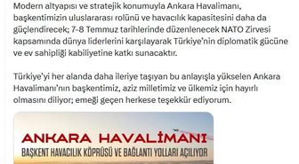 Ankara Havalimanı Hizmete Açılıyor: NATO Zirvesi'ne Ev Sahipliği Yapacak
