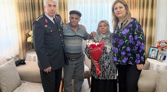Kırşehir'de jandarmadan şehit aileleri ve gazilere ziyaret