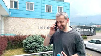 Teknik direktör Serkan Özbalta Erzurum'da