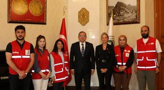 Vali Ziya Polat'tan Kızılay'a 158. kuruluş yıl dönümü tebriki