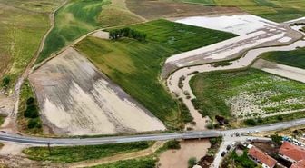 Yozgat'ta şiddetli yağış tarım arazilerini vurdu