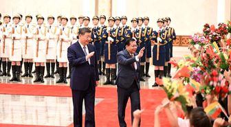 Albüm: Çin Cumhurbaşkanı Xi, Myanmar Devlet Başkanı ile Beijing'de Bir Araya Geldi
