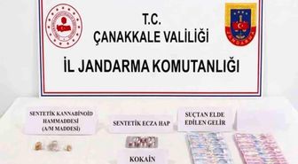 Çanakkale'de uyuşturucu operasyonu: 3 şüpheli tutuklandı