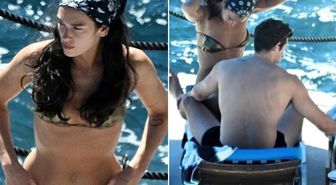 Dua Lipa'nın eşinin sırtındaki izler dikkat çekti