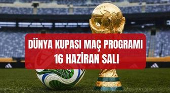 DÜNYA KUPASI MAÇ PROGRAMI 16 HAZİRAN: Bu akşam Dünya Kupası maçı var mı? Dünya Kupası'nda bugün kimin maçı var, saat kaçta?
