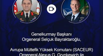 Genelkurmay Başkanı Bayraktaroğlu, Avrupa Müttefik Yüksek Komutanı Grynkewich ile görüştü