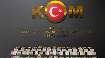 Kırşehir'de 10 bin dolu makaron ele geçirildi