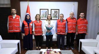 Kızılay'dan Vali Nurtaç Arslan'a teşekkür