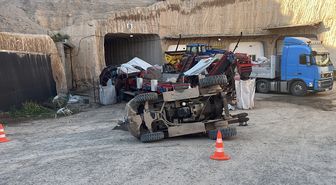 Nevşehir'de forkliftin altında kalan sürücü hayatını kaybetti