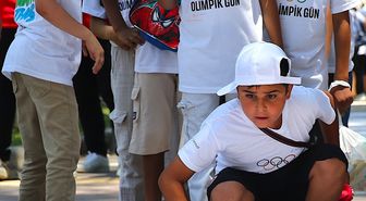 'Olimpik Gün' depremlerinden etkilenen Hatay'da kutlandı