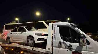 Serik'te korsan taşımacılık yapan 2 araca ceza