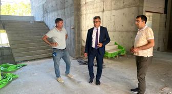 Söke Atatürk Ortaokulu inşaatında çalışmalar sürüyor