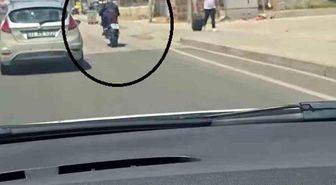 Trafikte tek teker yaparak ilerleyen sürücüye 46 bin TL ceza