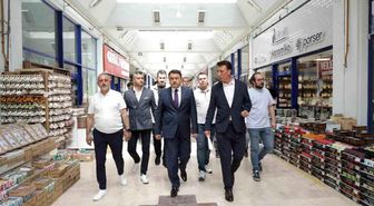 Vali Musa Işın'dan Kervansaray Çiniciler Çarşısı'na ziyaret
