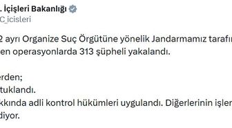 24 ilde 32 organize suç örgütüne operasyon: 197 tutuklama