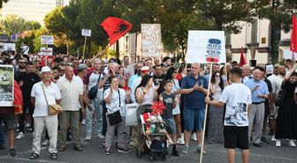 Tiran'da Trump bağlantılı turizm projesi protestoları 18. gününde