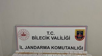 Bilecik'te 9 bin 320 doldurulmuş makaron ele geçirildi
